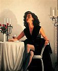 Jack Vettriano Table for One painting